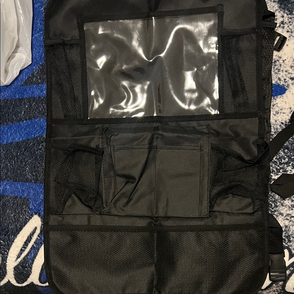 Black Multi-Pocket Organizer